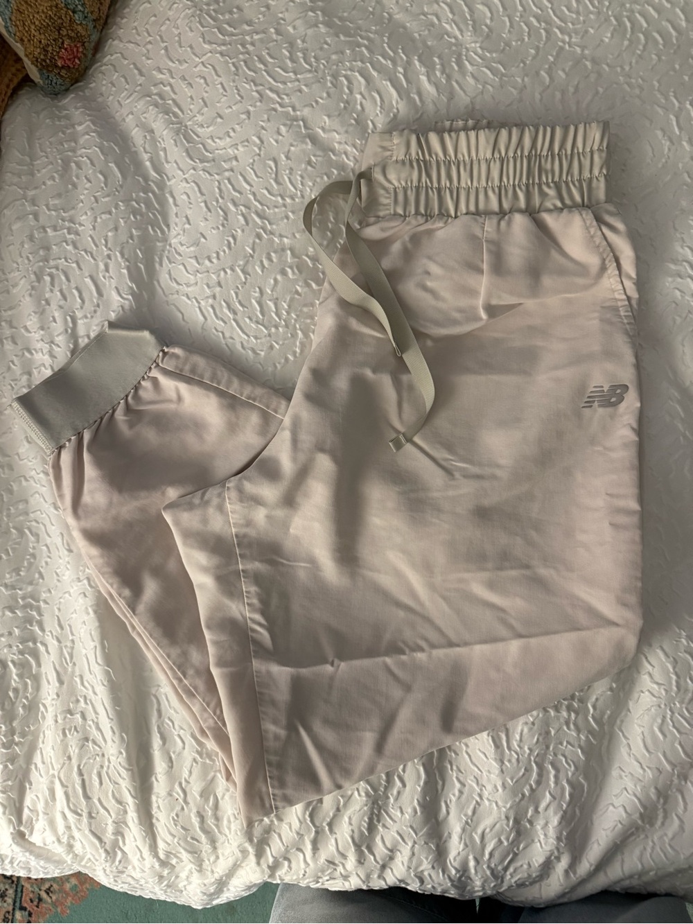 New Balance Cream Jogger Pants